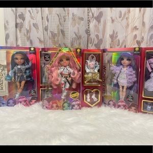 ✨RAINBOW HIGH DOLLS ! KIA , SKYLER & VIOLET NIB